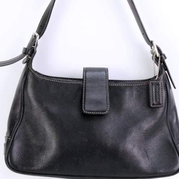 Black shoulder Coach bag - Picture 5 of 8